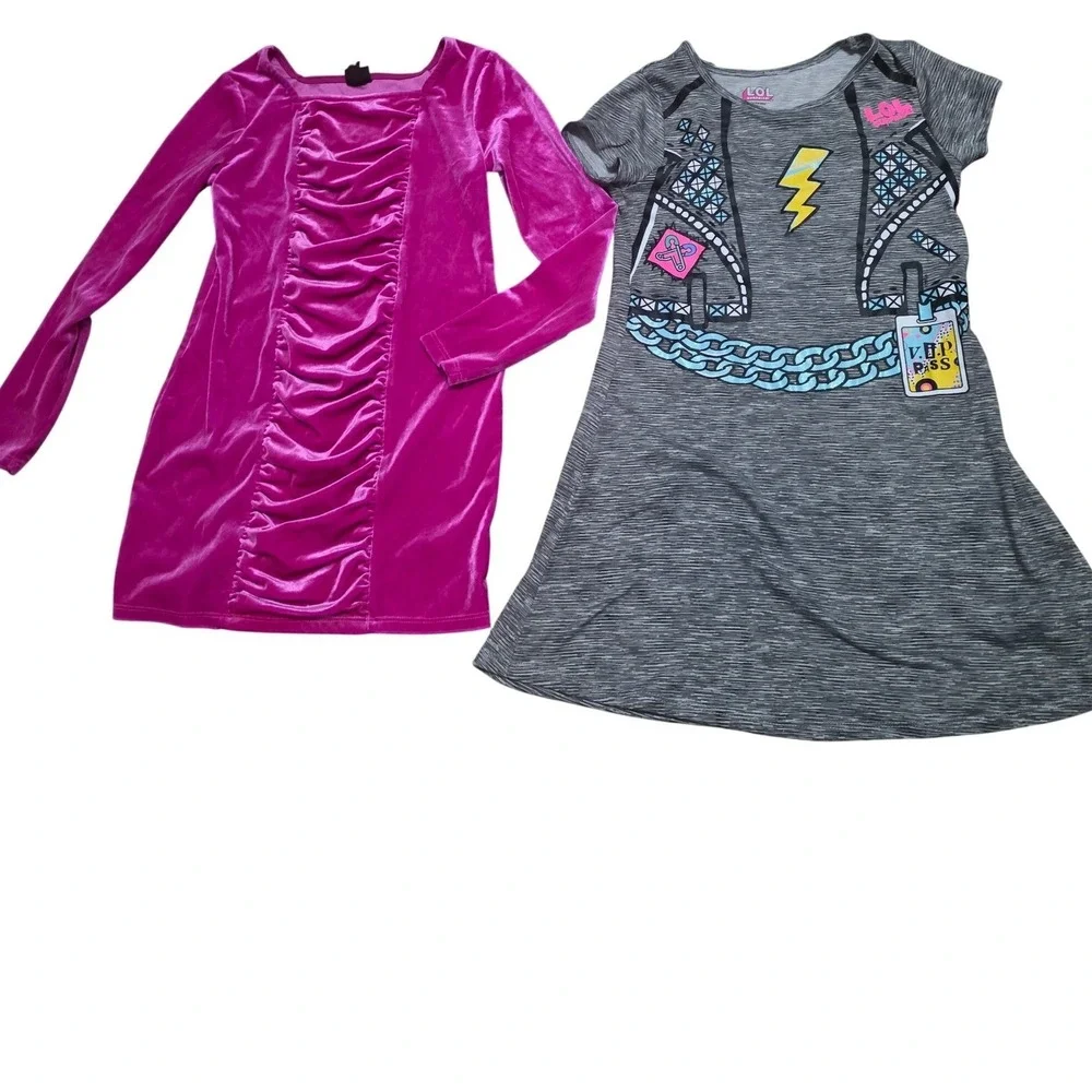 Lot Of Girls Mix Brand Dresses Casual 10pc ALLSEASON Size 7-8 M